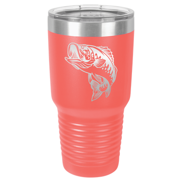 Bass Fishing 30oz Ringneck Tumbler